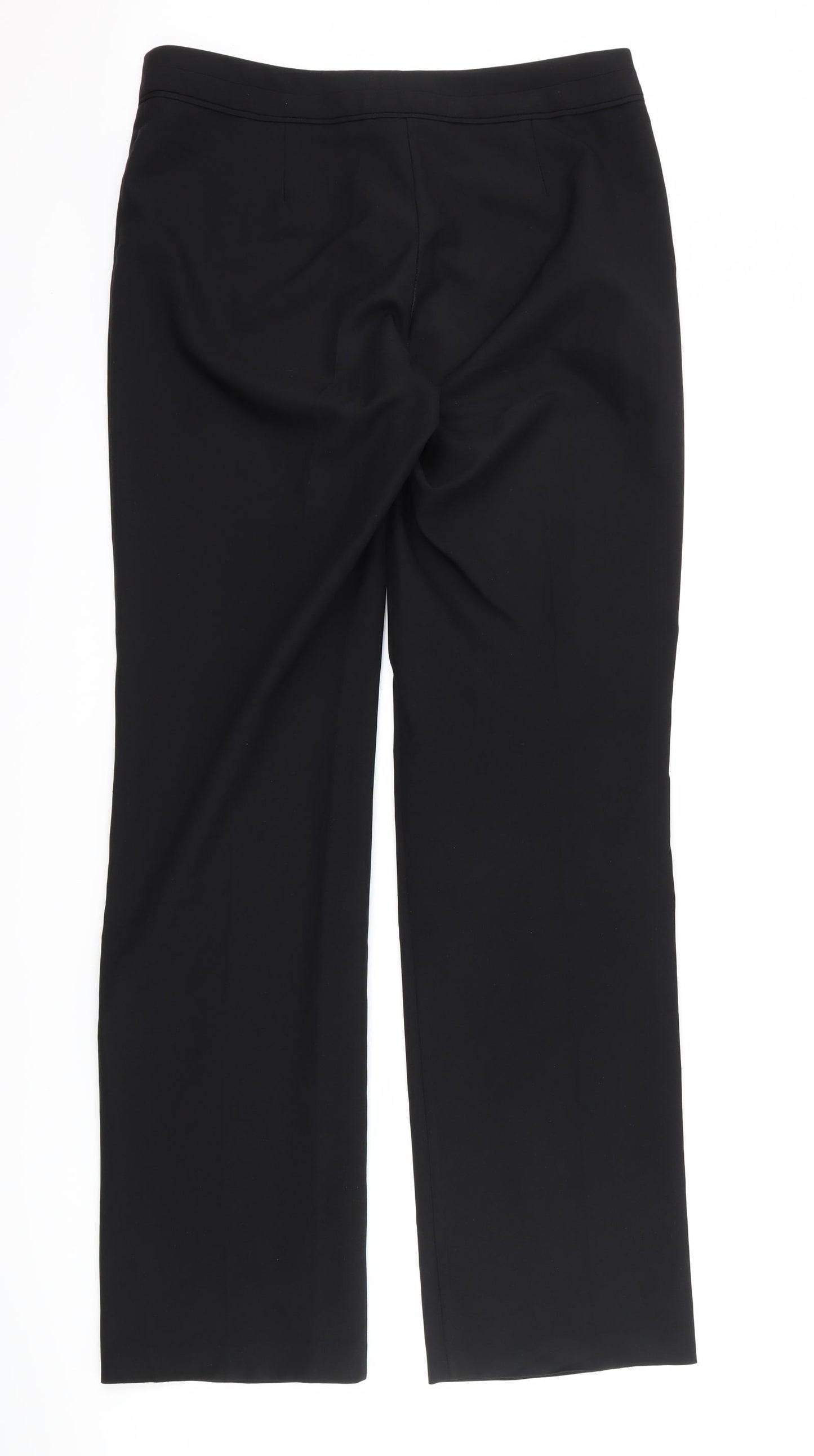 Womens UK Size 8 F&F Regular Fit  Black Trousers