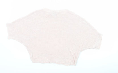 Carina Ricci Womens Pink   Basic T-Shirt Size S