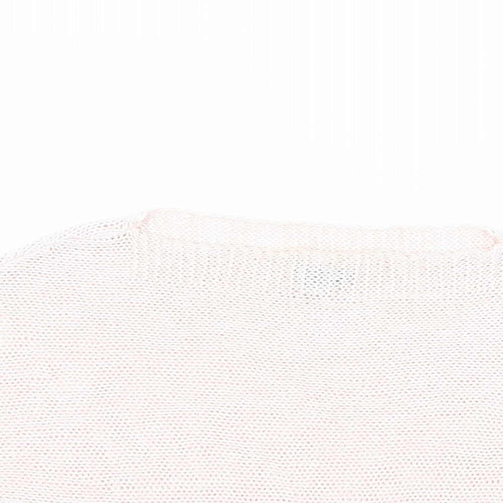 Carina Ricci Womens Pink   Basic T-Shirt Size S