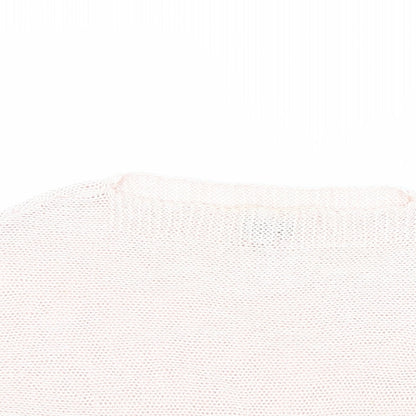 Carina Ricci Womens Pink   Basic T-Shirt Size S