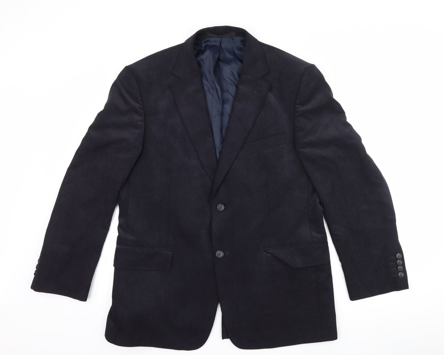 Mens UK Size 40 Marks and Spencer Regular Blue Suit Jacket