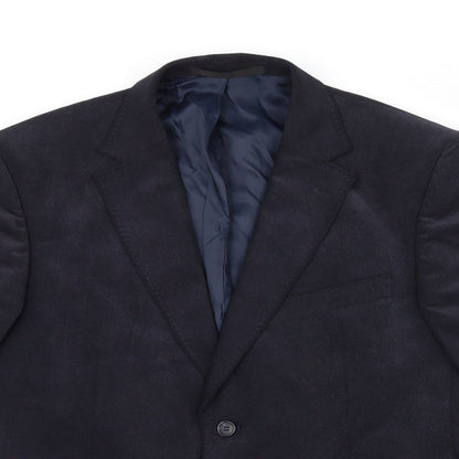 Mens UK Size 40 Marks and Spencer Regular Blue Suit Jacket