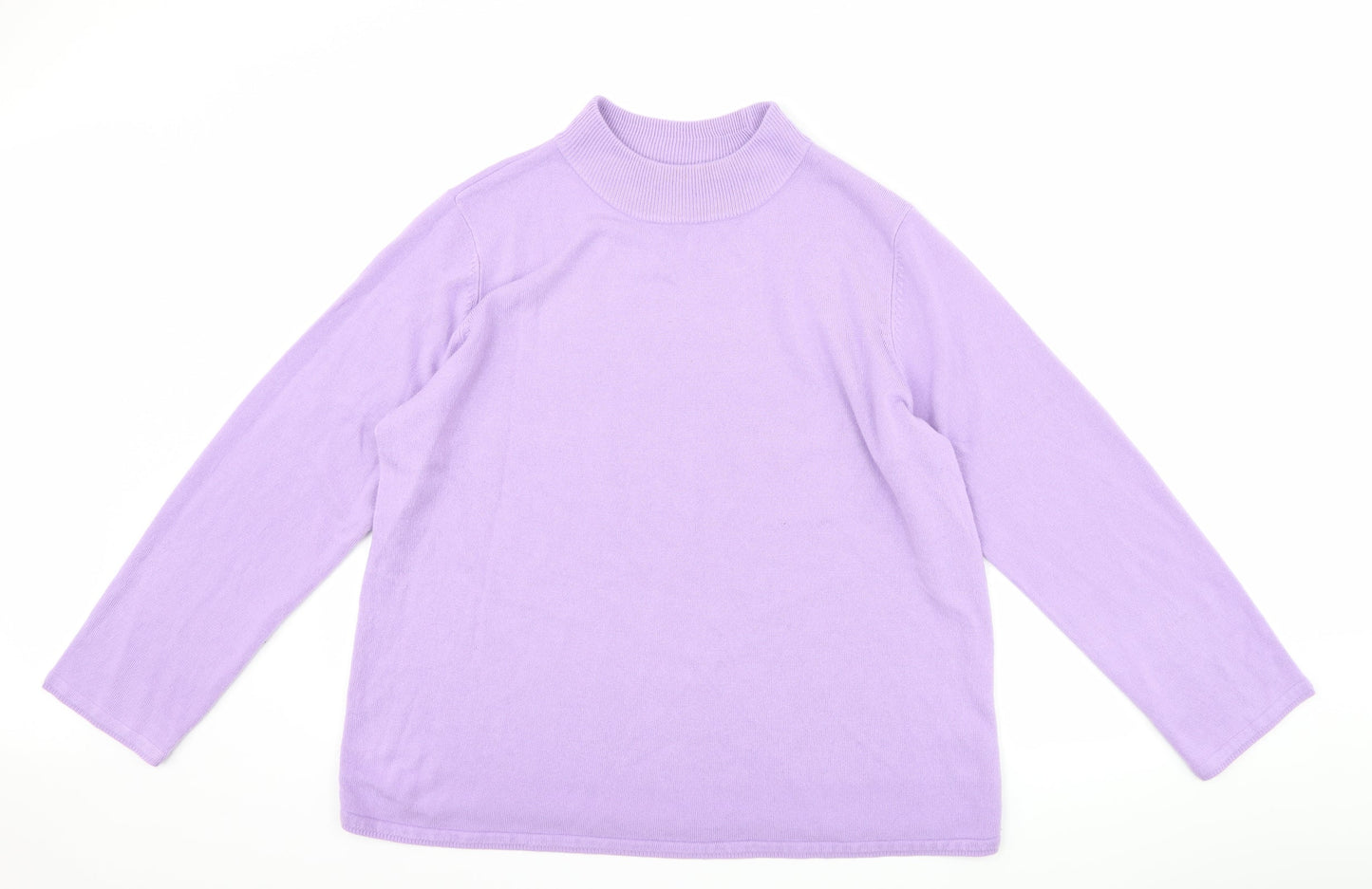 bm Collection Womens Purple   Pullover Jumper Size L