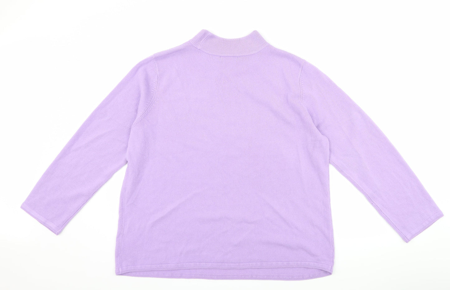 bm Collection Womens Purple   Pullover Jumper Size L