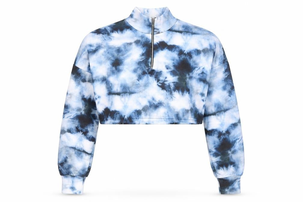 Womens UK Size 8 Boohoo Blue Pullover Hoodie