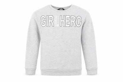 George Girls Grey   Pullover Sweatshirt Size 7-8 Years