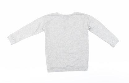 George Girls Grey   Pullover Sweatshirt Size 7-8 Years