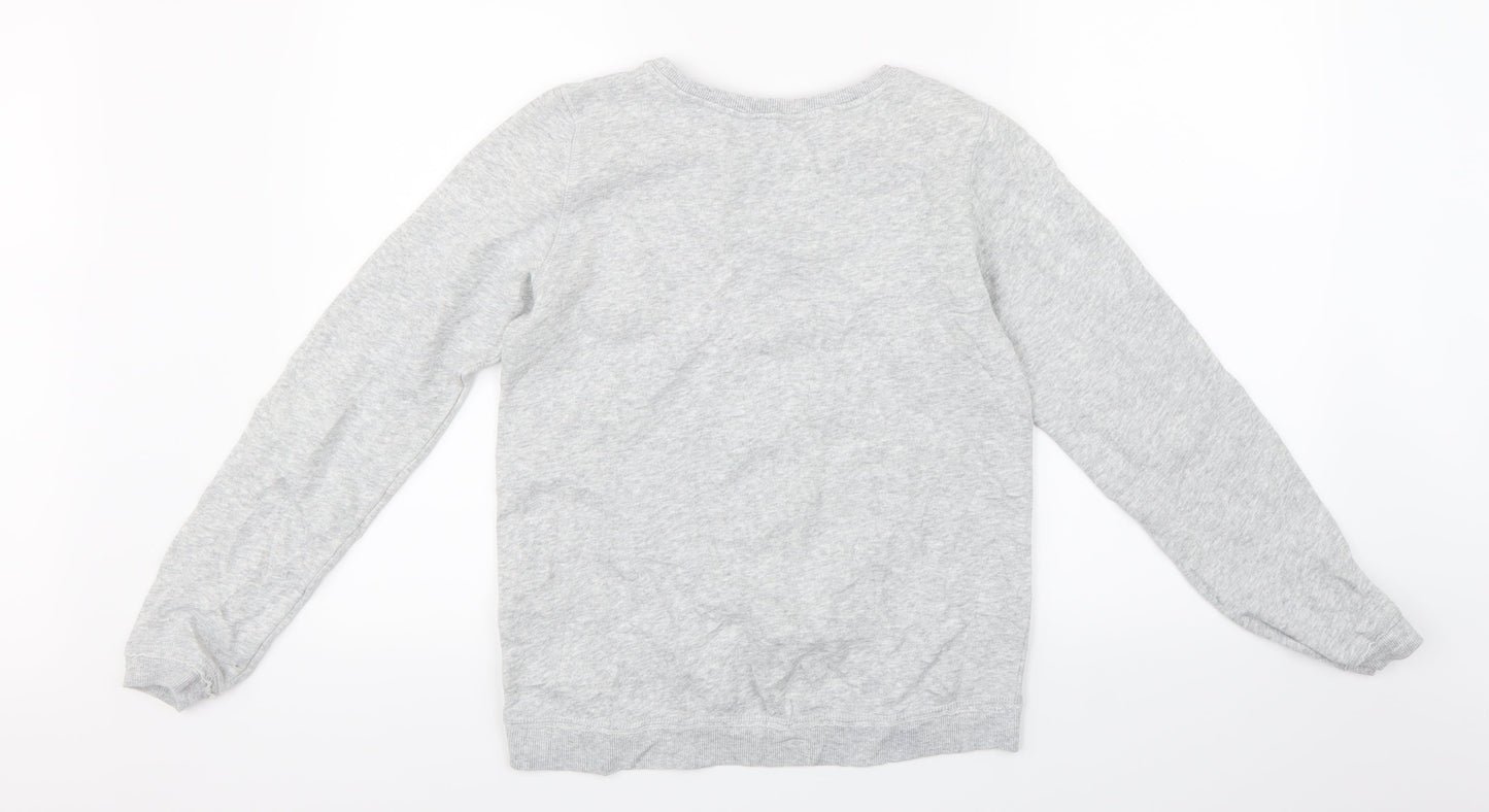 H&M Girls Grey   Pullover Sweatshirt Size 15 Years