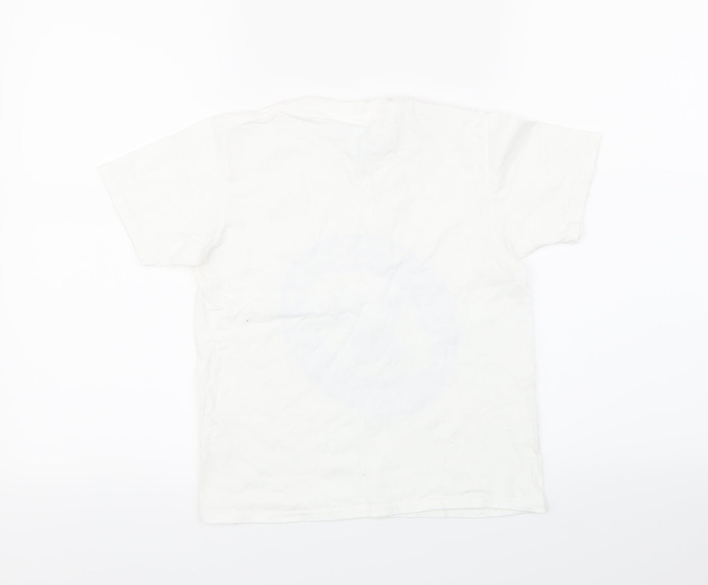 Gildan Boys White   Basic T-Shirt Size 7-8 Years