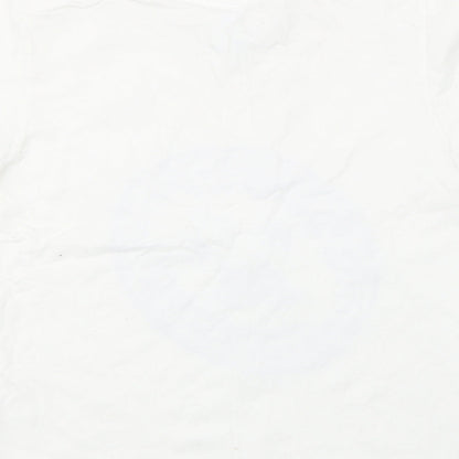 Gildan Boys White   Basic T-Shirt Size 7-8 Years