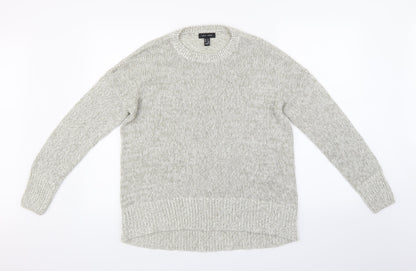 New Look Womens Grey  Knit Pullover Jumper Size M