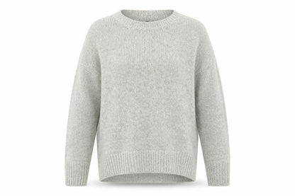New Look Womens Grey  Knit Pullover Jumper Size M
