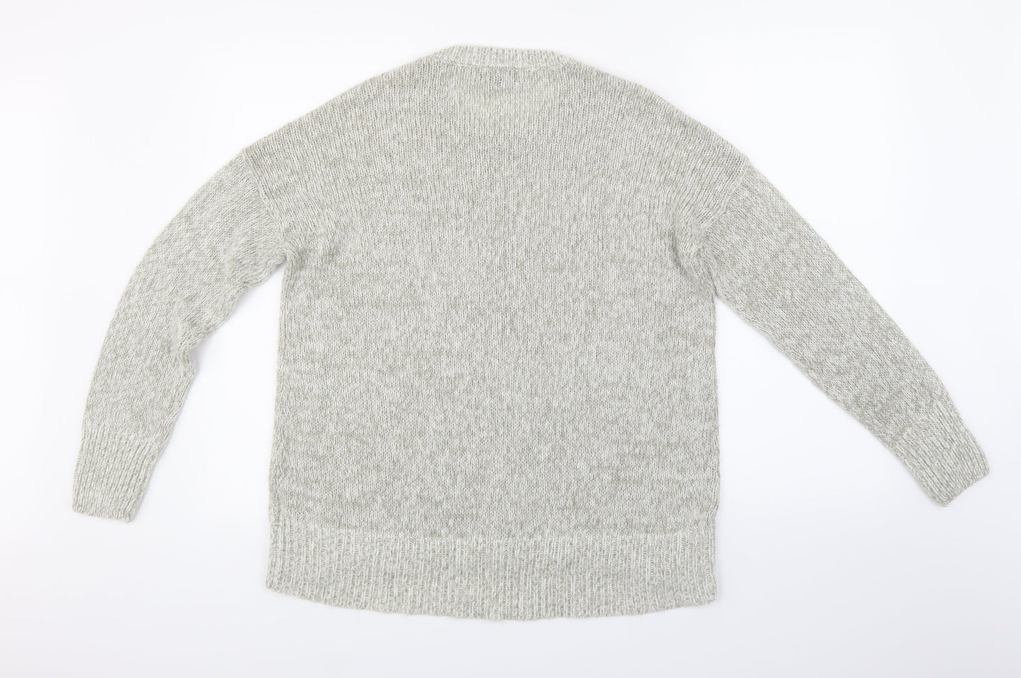 New Look Womens Grey  Knit Pullover Jumper Size M