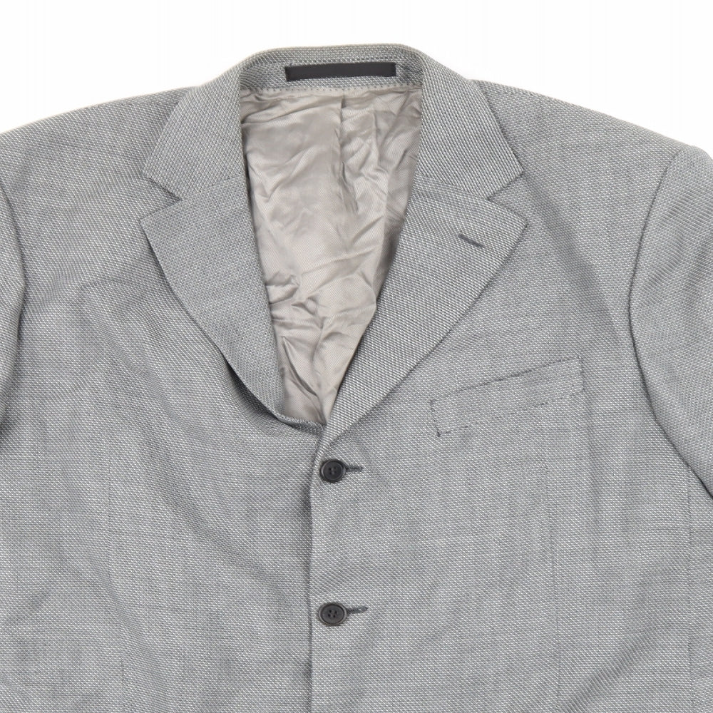 Mens UK Size 44 Marks and Spencer Regular Grey Suit Jacket
