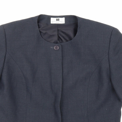 Womens UK Size 12 Paul Seperates Blue Basic Button-Up