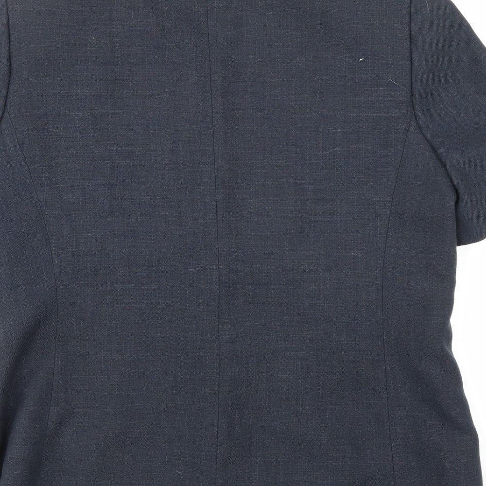 Womens UK Size 12 Paul Seperates Blue Basic Button-Up