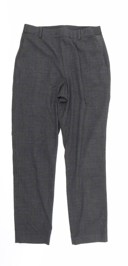 Womens UK Size 26 in Uniqlo Regular Fit  Grey Trousers