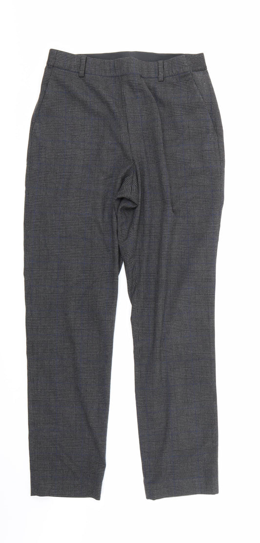 Womens UK Size 26 in Uniqlo Regular Fit  Grey Trousers