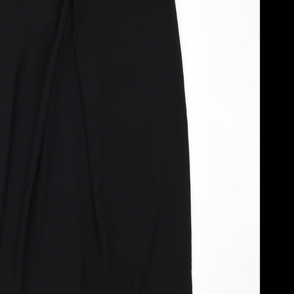 MONK Womens Black   Tunic Blouse Size S