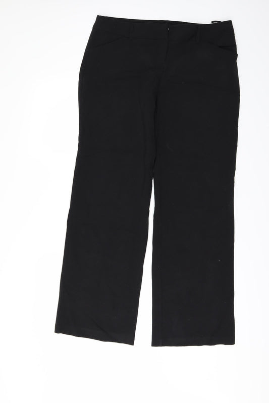 Primark Womens Black   Trousers  Size 12 L31 in
