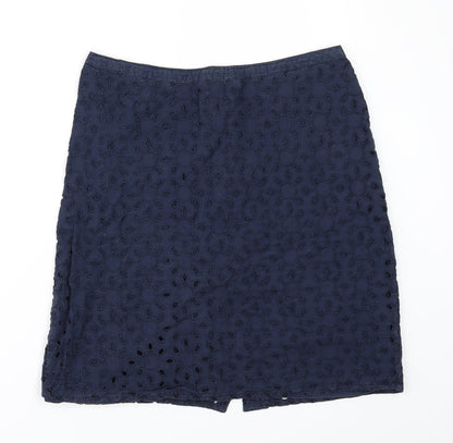 Debenhams Womens Blue   A-Line Skirt Size 10