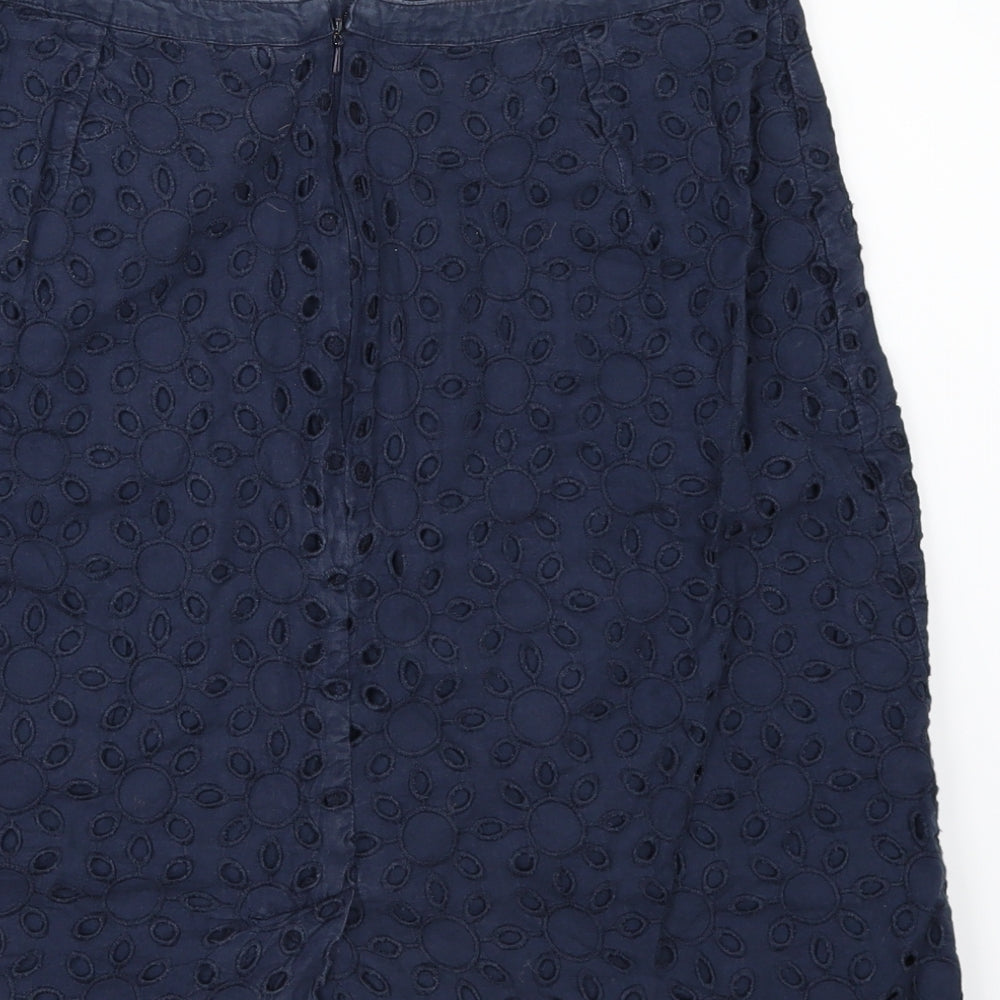 Debenhams Womens Blue   A-Line Skirt Size 10