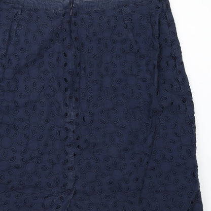 Debenhams Womens Blue   A-Line Skirt Size 10