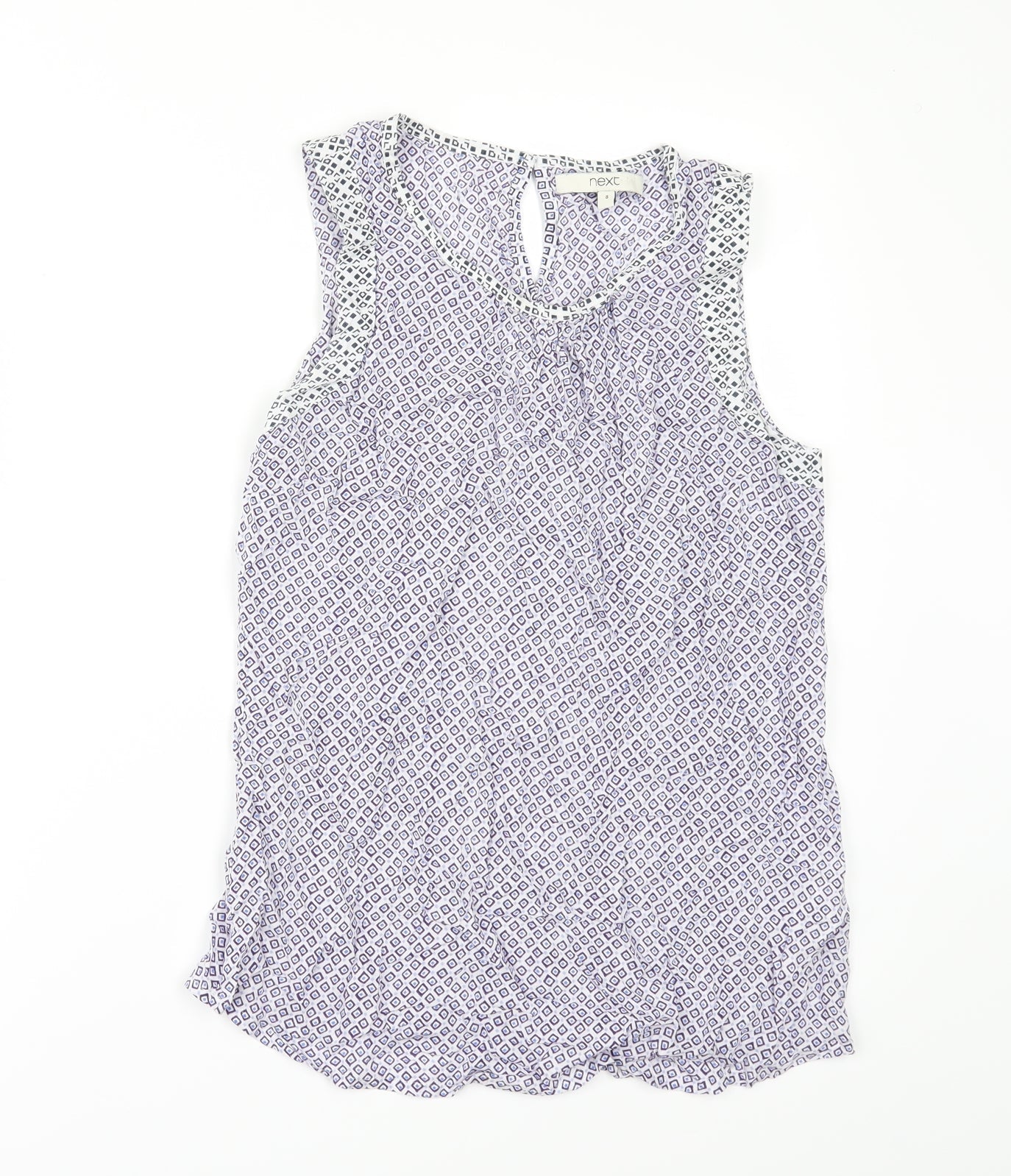 Womens UK Size 8 NEXT Purple Camisole Blouse