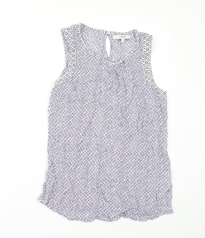Womens UK Size 8 NEXT Purple Camisole Blouse
