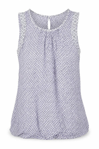 Next Womens Purple Geometric  Camisole Blouse Size 8