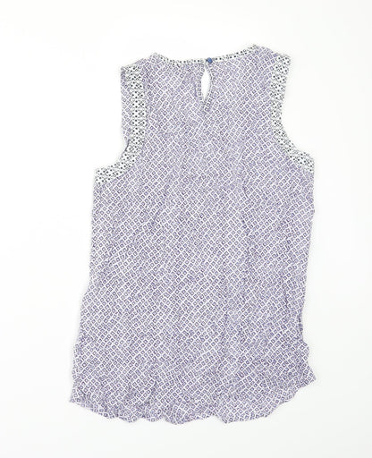 Womens UK Size 8 NEXT Purple Camisole Blouse