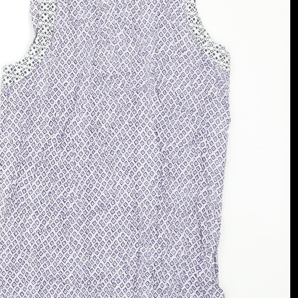 Womens UK Size 8 NEXT Purple Camisole Blouse