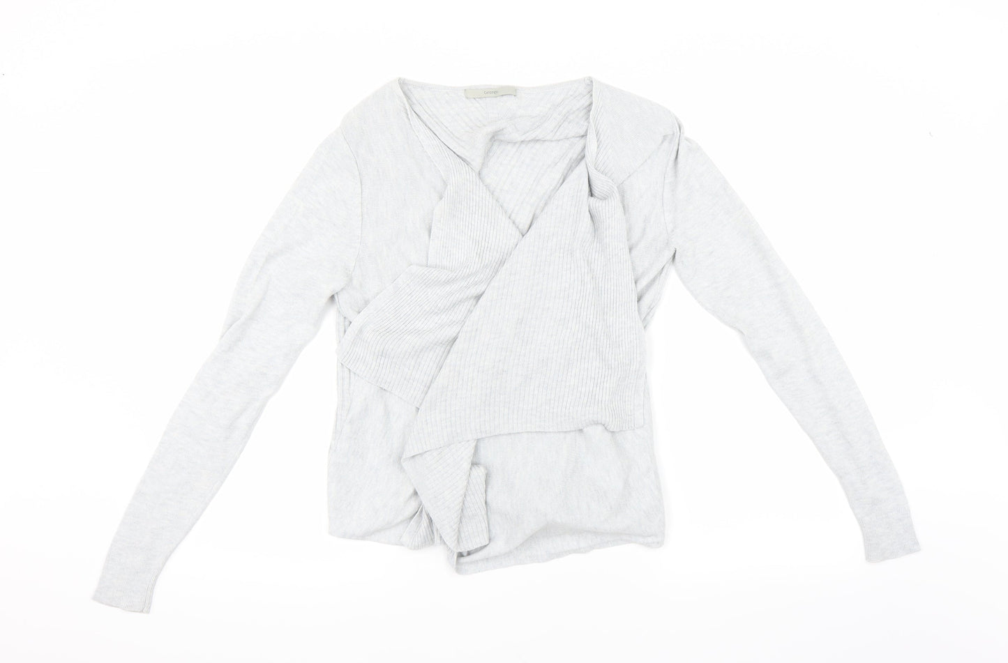 George Womens Grey   Cardigan Jumper Size 8