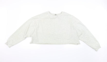 Womens UK Size 10 ASOS Grey Pullover Sweatshirt