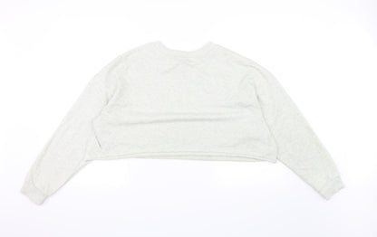 Womens UK Size 10 ASOS Grey Pullover Sweatshirt