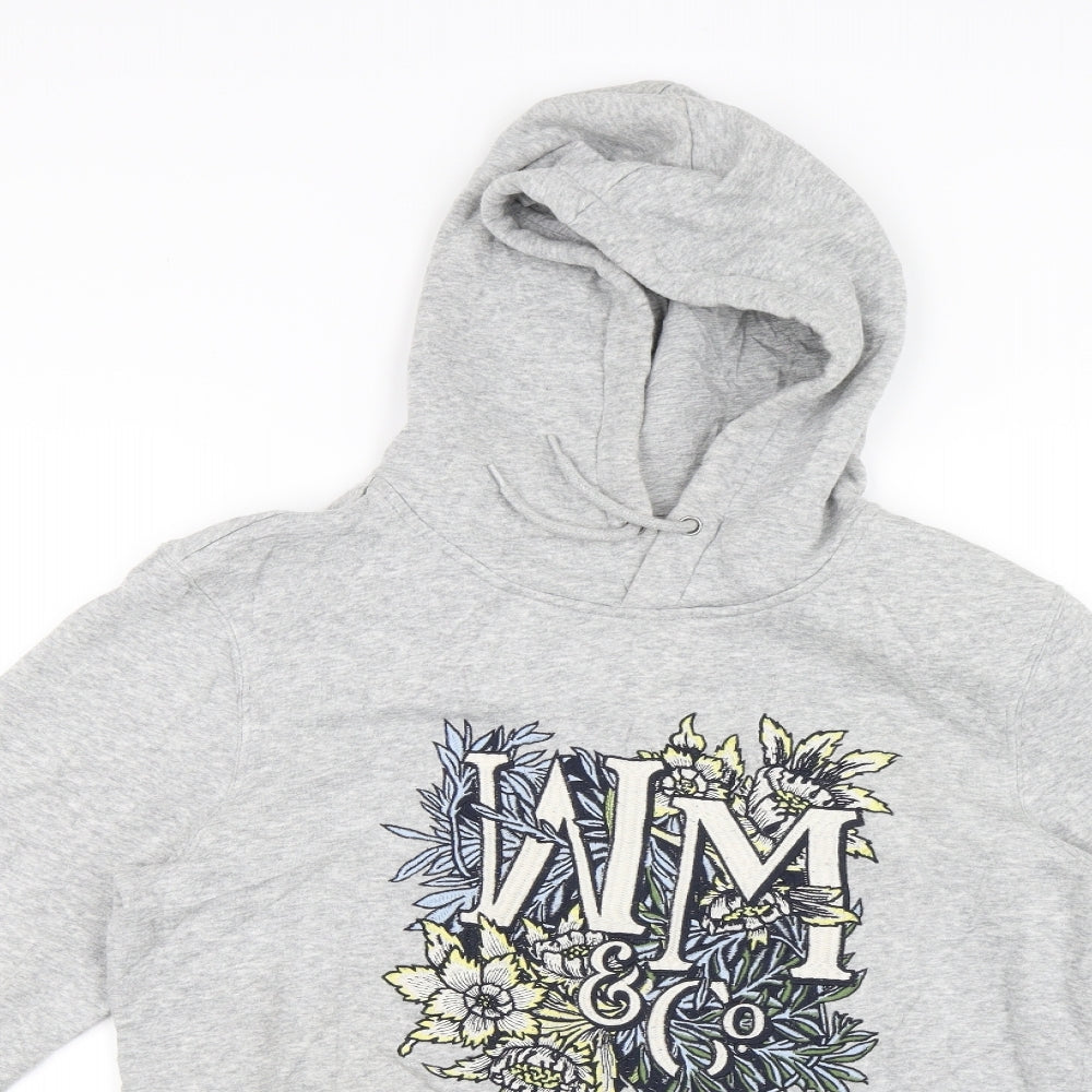 H&M Womens Grey   Pullover Hoodie Size XS