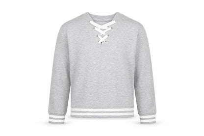 Preworn Girls Grey   Pullover Sweatshirt Size 10 Years
