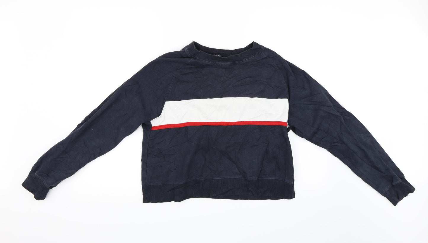 J Galt Womens Blue   Pullover Sweatshirt Size S