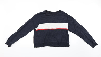 J Galt Womens Blue   Pullover Sweatshirt Size S