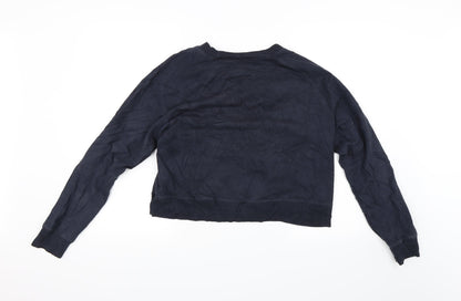 J Galt Womens Blue   Pullover Sweatshirt Size S
