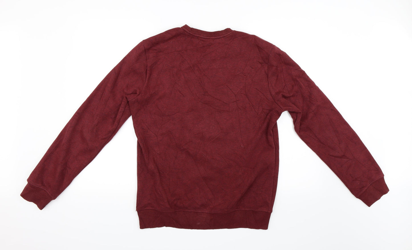 Empolham Mens Red   Pullover Sweatshirt Size L