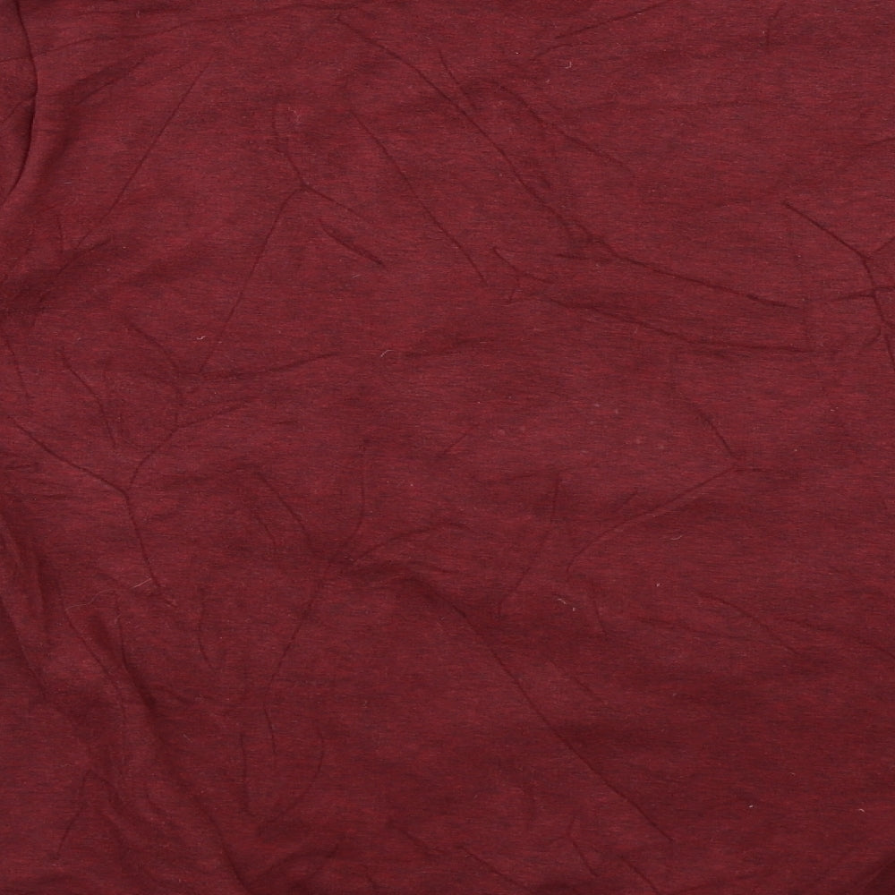 Empolham Mens Red   Pullover Sweatshirt Size L