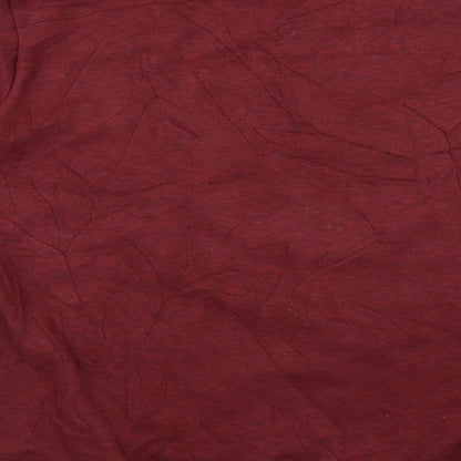 Empolham Mens Red   Pullover Sweatshirt Size L