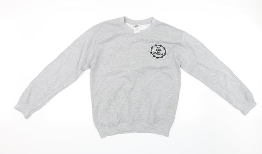 Gildan Womens Grey   Pullover Sweatshirt Size S