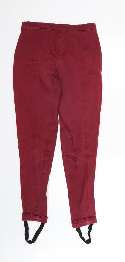 Dublin Womens Red  Denim Skinny Jeans Size 12 L29 in