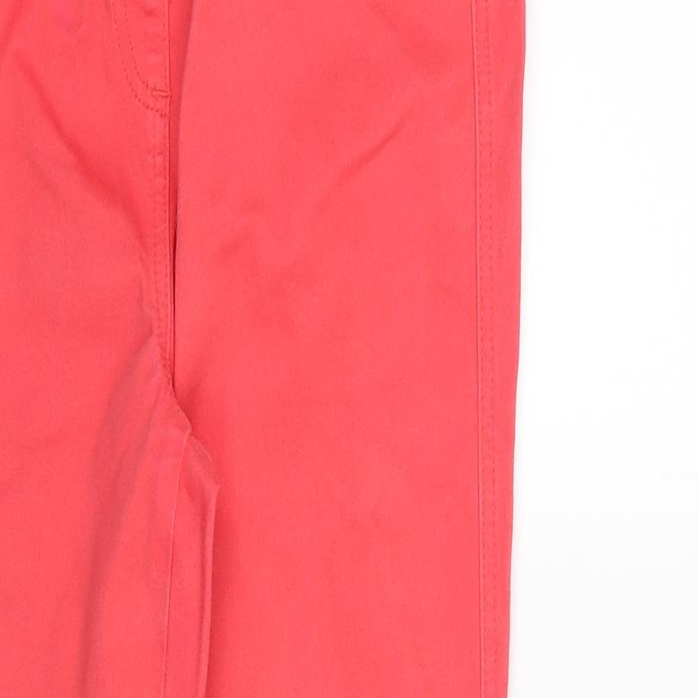 George Womens Red  Denim Jegging Jeans Size 10 L27 in - Short leg