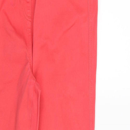 George Womens Red  Denim Jegging Jeans Size 10 L27 in - Short leg