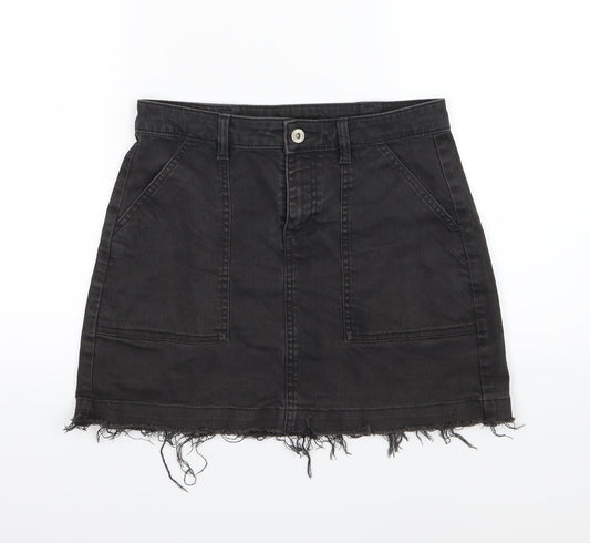 Womens UK Size 28 in Preworn A-Line Denim Skirt