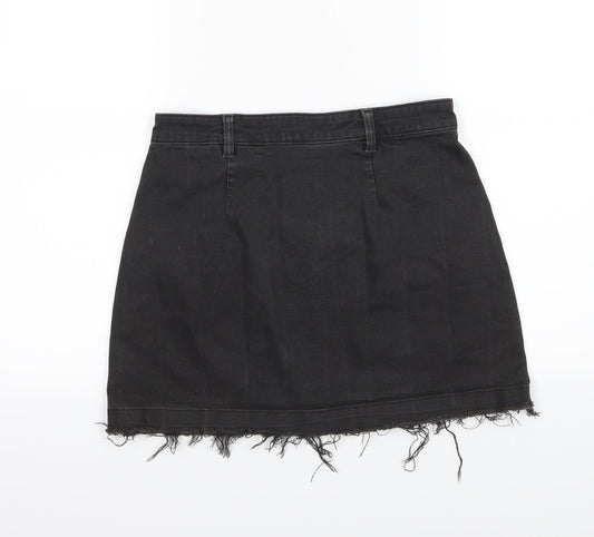 Womens UK Size 28 in Preworn A-Line Denim Skirt