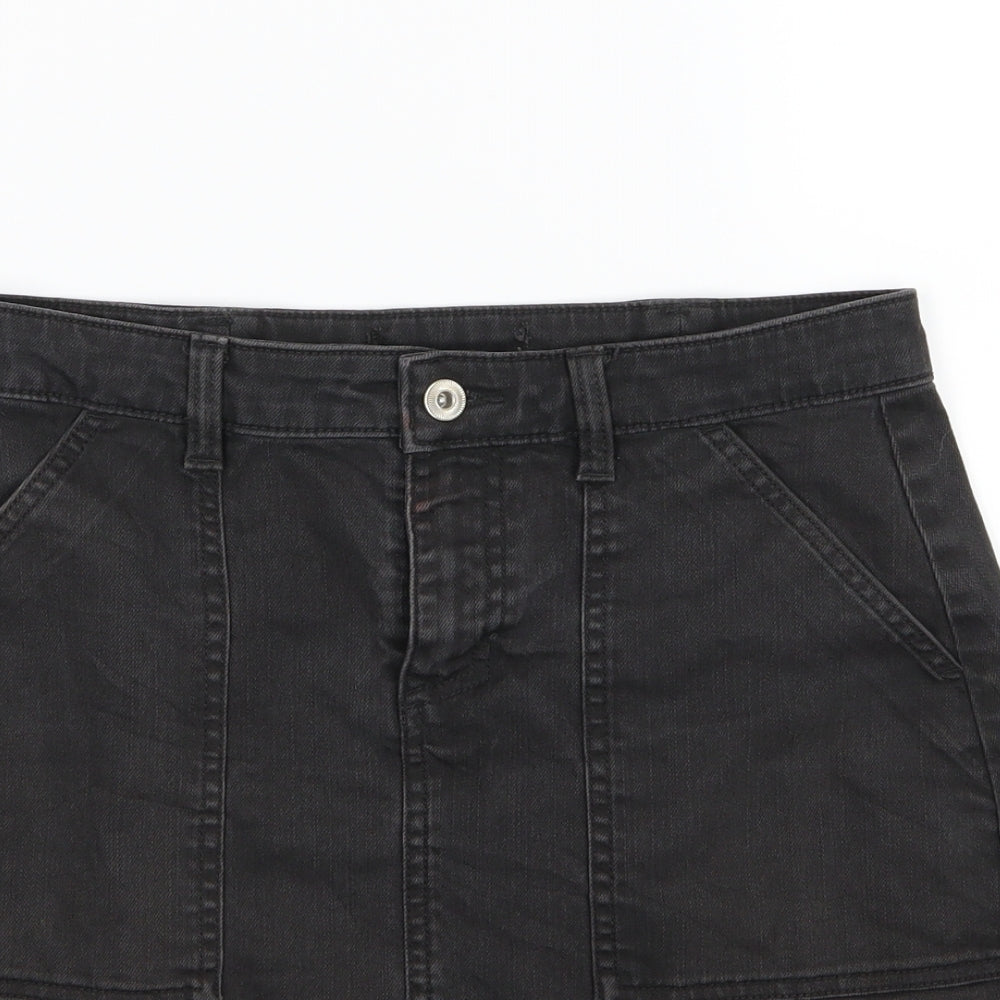 Womens UK Size 28 in Preworn A-Line Denim Skirt
